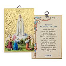 OUR LADY OF FATIMA MOSAIC PLAQUE