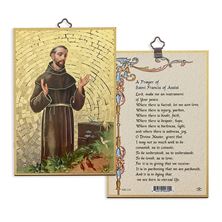 ST. FRANCIS MOSAIC PLAQUE