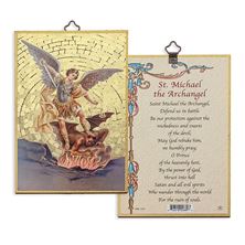 ST. MICHAEL MOSAIC PLAQUE
