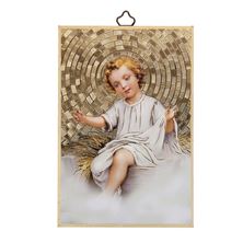 INFANT JESUS MOSAIC PLAQUE