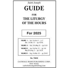2025 GUIDE FOR 4-VOLUME LITURGY OF HOURS - LARGE PRINT