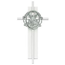 GUARDIAN ANGEL CROSS - WHITE