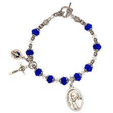 ST. TERESA OF CALCUTTA'S "EMERGENCY NOVENA" BRACELET - TERESA OF CALCUTTA MEDAL AND ST. BENEDICT CRUCIFIX