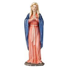 PRAYING VIRGIN MARY STATUE - PATRIOTIC - 11 3/4"