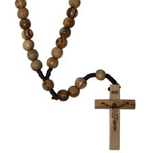 OLIVE WOOD ROSARY
