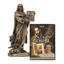 ST LUKE BRONZE STATUE and FREE DVD
