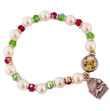 STRETCH BRACELET WITH NATIVITY MEDAL