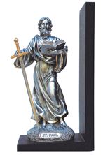 ST. PAUL LEFT-HAND PEWTER STYLE BOOKEND