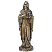 IMMACULATE HEART OF MARY - COLD CAST BRONZE - 10"