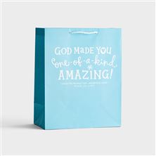 GOD MADE YOU AMAZING - BLUE GIFT BAG
