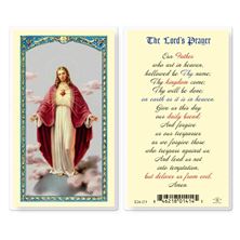 LAMINATED HOLY CARD THE OUR FATHER