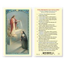 LAMINATED HOLY CARD - THE PROMISES OF OUR LORD
