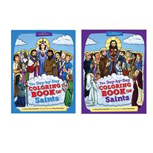 DAY-BY-DAY COLORING BOOK OF SAINTS - SET OF 2