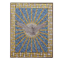HOLY SPIRIT MOSAIC TILE TEXTURED PLAQUE WITH STAND