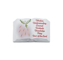 BOOK SHAPED CONFIRMATION MAGNET