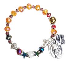 GENUINE GEMSTONE BLESSED CARLOS M. RODRIGUEZ - ROSARY BRACELET
