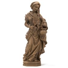 KITCHEN MADONNA WOODTONE STATUE - 11 1/2"