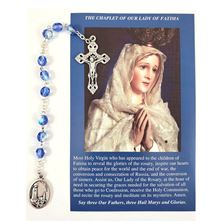 CHAPLET OF OUR LADY OF FATIMA WITH CARD