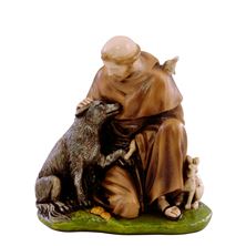 ST. FRANCIS STATUE WITH ANIMALS - 6 1/4" X 6 3/4 X 3 3/4"