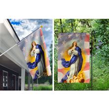 IMMACULATE CONCEPTION/AMERICAN FLAG SET