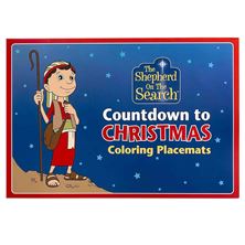 THE SHEPHERD ON THE SEARCH - COUNTDOWN TO CHRISTMAS COLORING PLACEMATS