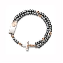 GHIRELLI ROSALET®  - HEMATITE ROSARY BRACELET