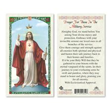 LAMINATED HOLY CARD - FOR THOSE IN MILITARY