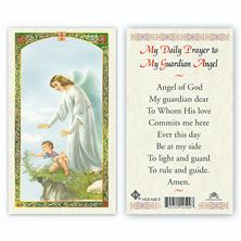 LAMINATED HOLY CARD - MY GUARDIAN ANGEL (BOY)