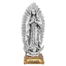 OUR LADY OF GUADALUPE FINE PEWTER STATUE