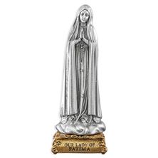 OUR LADY OF FATIMA FINE PEWTER STATUE