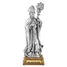 ST. PATRICK FINE PEWTER STATUE