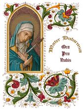 MOTHER OF SORROWS NOTE CARD and ENVELOPE