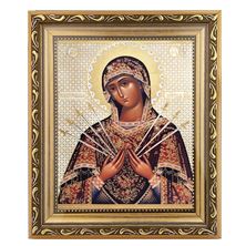 SEVEN SWORDS GOLD FRAMED ICON