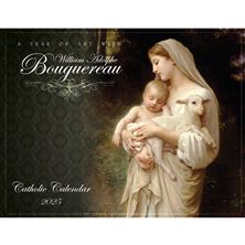 A YEAR OF ART WITH WILLIAM ADOLPHE BOUGUEREAU - CATHOLIC CALENDAR 2025
