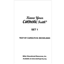 KNOW YOUR CATHOLIC FAITH TEACHING CARDS - SET 1