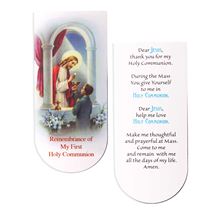 FIRST COMMUNION PRAYER MAGNETIC BOOKMARK (BOY)