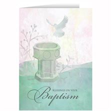 BLESSINGS ON YOUR BAPTISM CARD