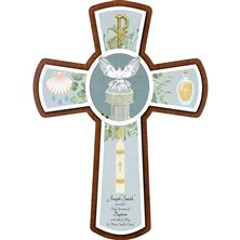 PERSONALIZED WALL CROSS - BAPTISM