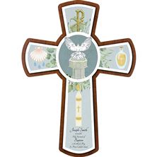 PERSONALIZED WALL CROSS - BAPTISM