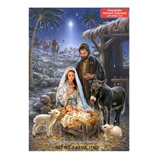 STAR OF WONDER CHOCOLATE ADVENT CALENDAR (10" x 13¾")