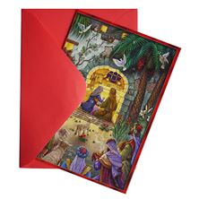 NATIVITY - MINI ADVENT CALENDAR CHRISTMAS CARD
