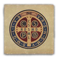 BENEDICTINE MEDAL (FRONT) - COASTER