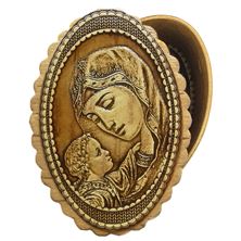 MADONNA AND CHILD BIRCH KEEPSAKE BOX