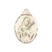 STERLING SILVER ST FRANCIS MEDAL