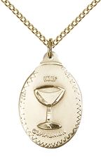 STERLING SILVER EUCHARISTIC  PENDANT WITH CHAIN