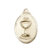 STERLING SILVER EUCHARISTIC MEDAL