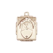 14KT GOLD ST MARIA FAUSTINA MEDAL