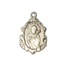 14KT GOLD ST FRANCIS MEDAL