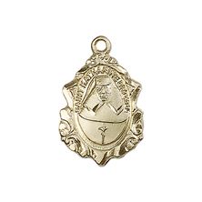 14KT GOLD ST KATHARINE DREXEL MEDAL - 3/4" x 1/2"