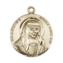 14KT GOLD ST LOUISE MEDAL